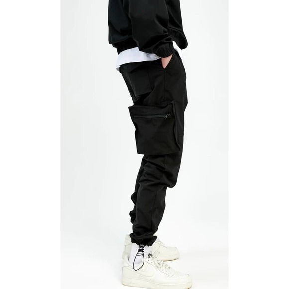 Summit UK - THE CRINKLE CARGOS / BLACK / size M - Picture 3 of 13